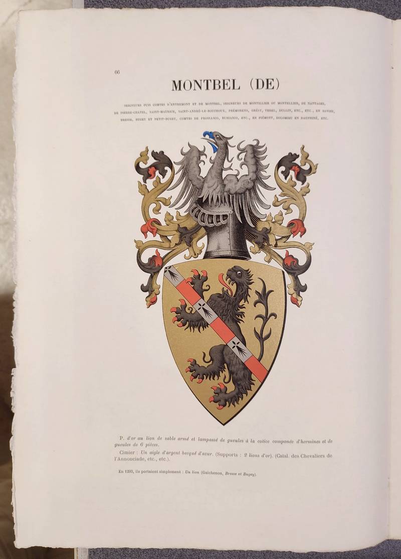 Armorial et Nobiliaire de l'Ancien Duché de Savoie (Tome IV - Complet en 31 livraisons telles que parues)