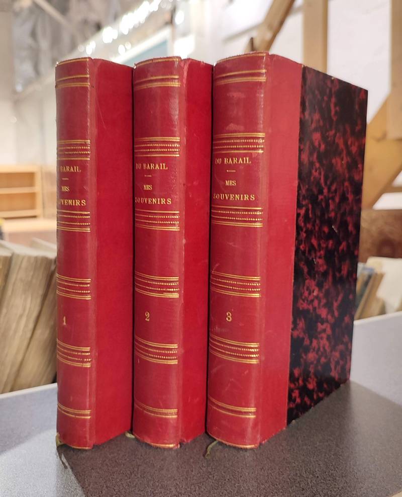 Livre ancien - Mes Souvenirs (3 volumes) 1820-1851... - Du Barail, Général