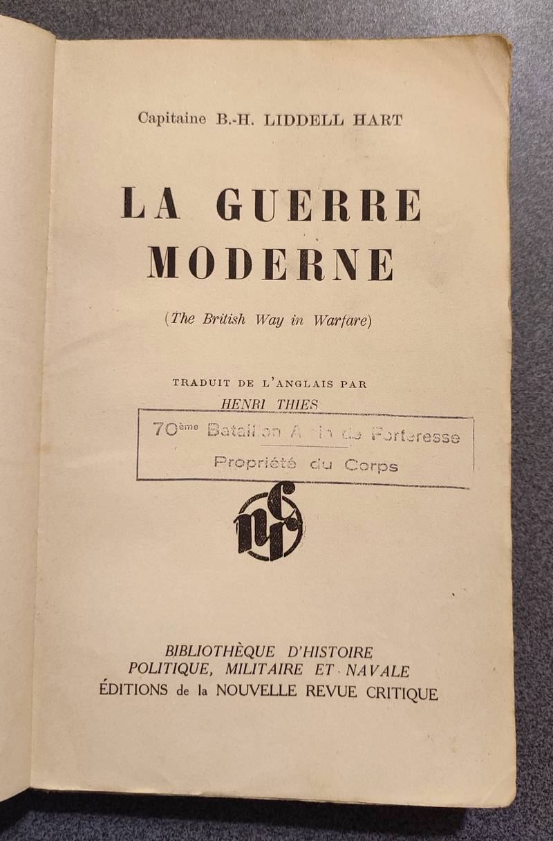 La guerre moderne