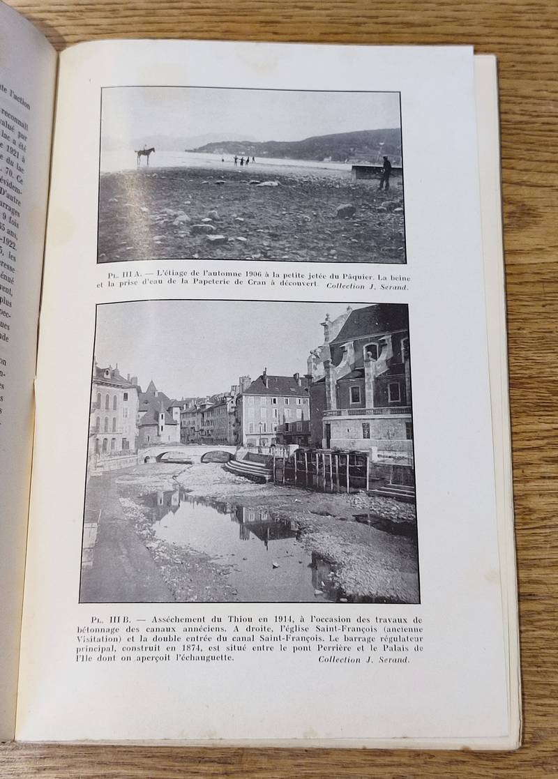 Le lac d'Annecy et le Thiou. Etude hydrologique