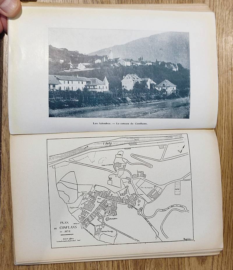 Une ville morte. Conflans en Savoie. Guide, historique et archéologique avec illustrations et plans, précédé d'une petite histoire de l'Hôpital et de Conflans et d'un guide rapide de l'Hôpital-Albertville