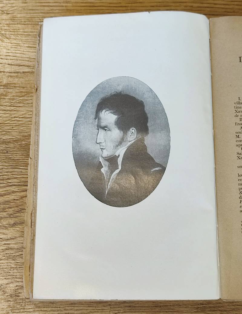 Xavier de Maistre, étude biographique et littéraire. Nombreux documents rares ou inédits, deux portraits