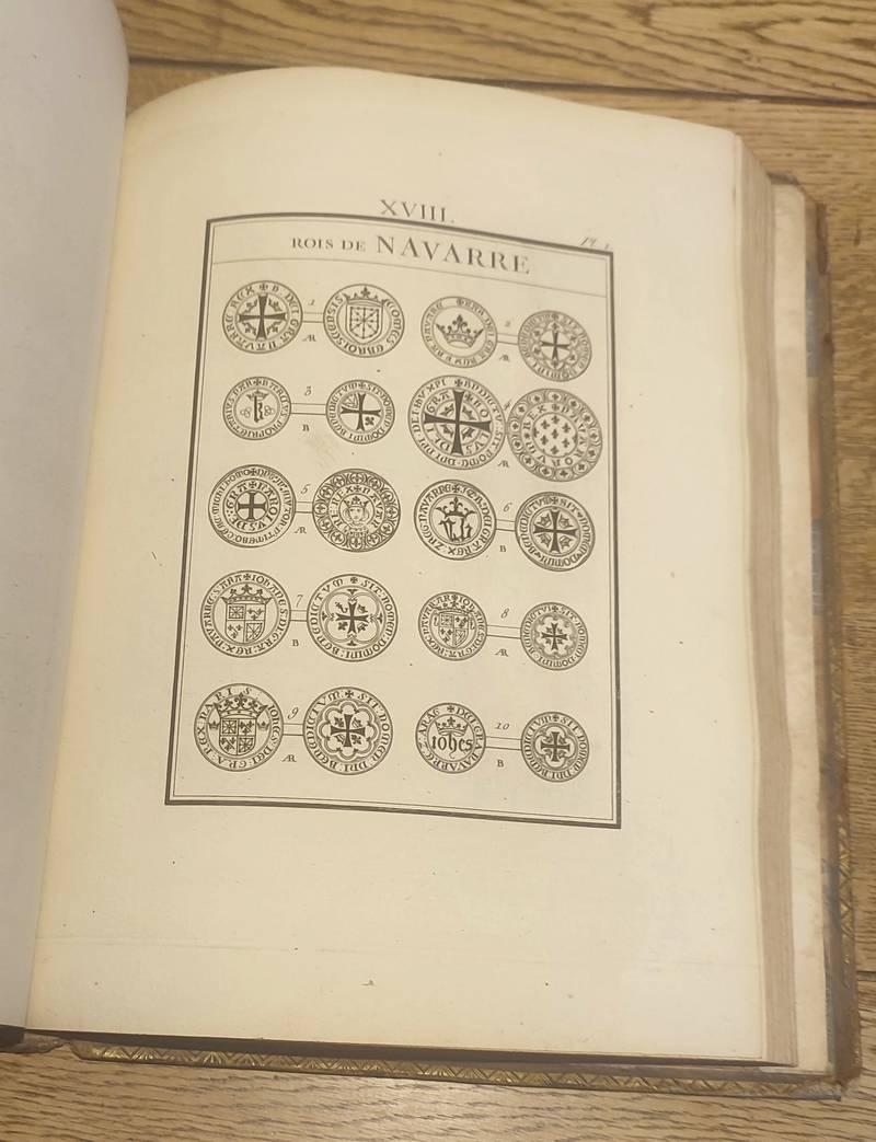 Traité des monnoies des barons ou Représentation et explication de toutes les monnoies d'or, d'argent, de billon & de cuivre, qu'ont fait frapper les possesseurs de grands fiefs, pairs, évêques, abbés, chapitres, villes & autres Seigneurs de France