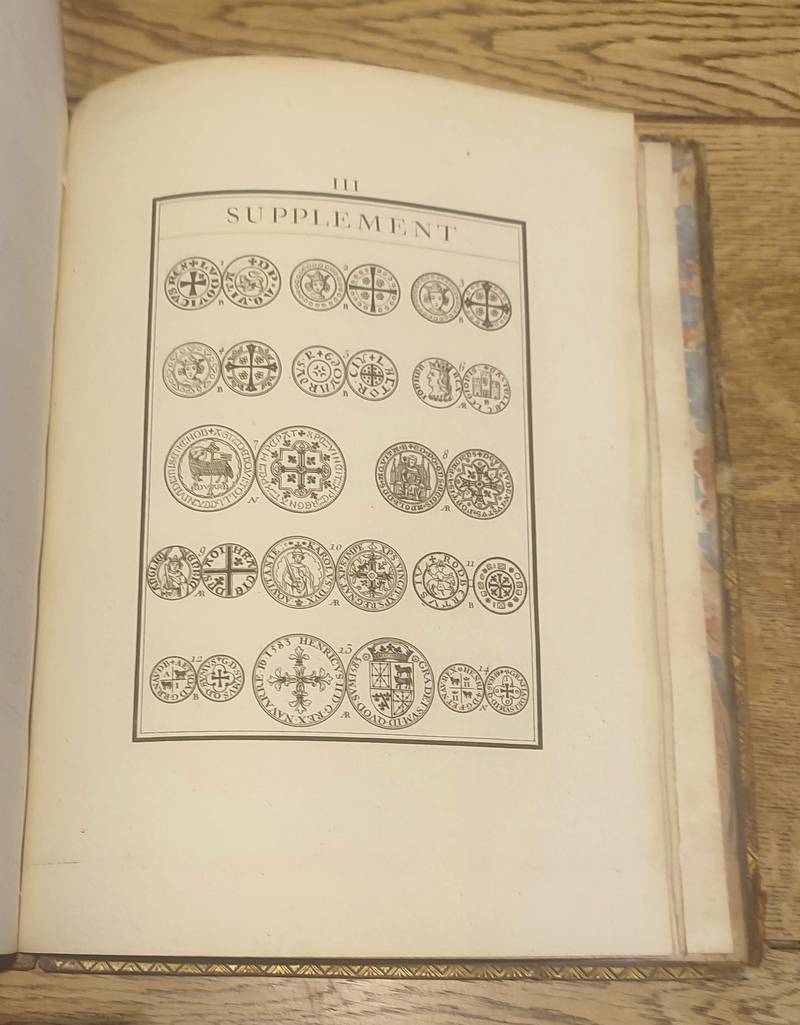 Traité des monnoies des barons ou Représentation et explication de toutes les monnoies d'or, d'argent, de billon & de cuivre, qu'ont fait frapper les possesseurs de grands fiefs, pairs, évêques, abbés, chapitres, villes & autres Seigneurs de France