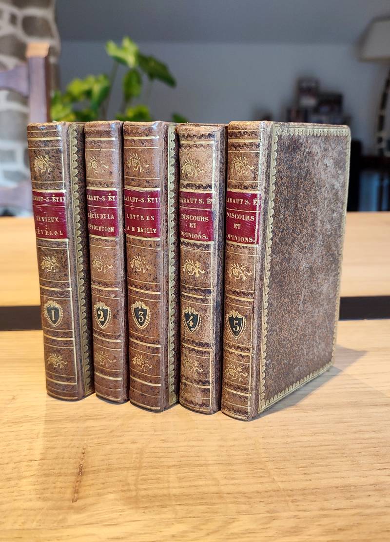 Oeuvres (5 volumes) Le vieux cévenol ou anecdotes de la vie d'Ambroise Borély - Précis de...