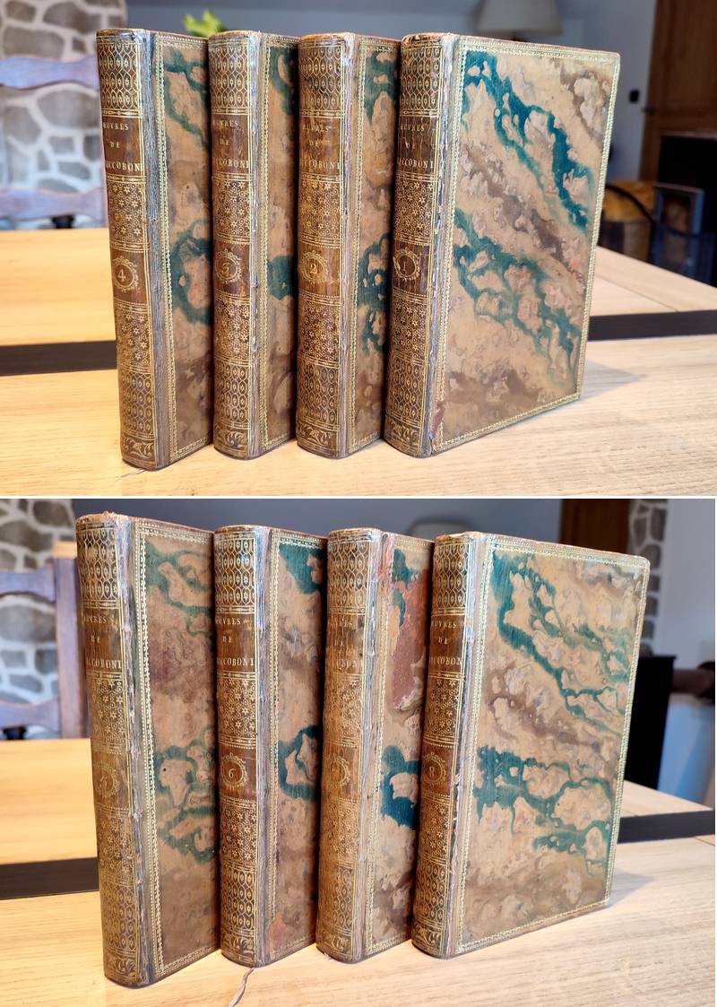 Oeuvres complètes de Madame Riccoboni (8 volumes), nouvelle édition, revue et augmentée par l'auteur & ornée de 24 figures en taille-douce