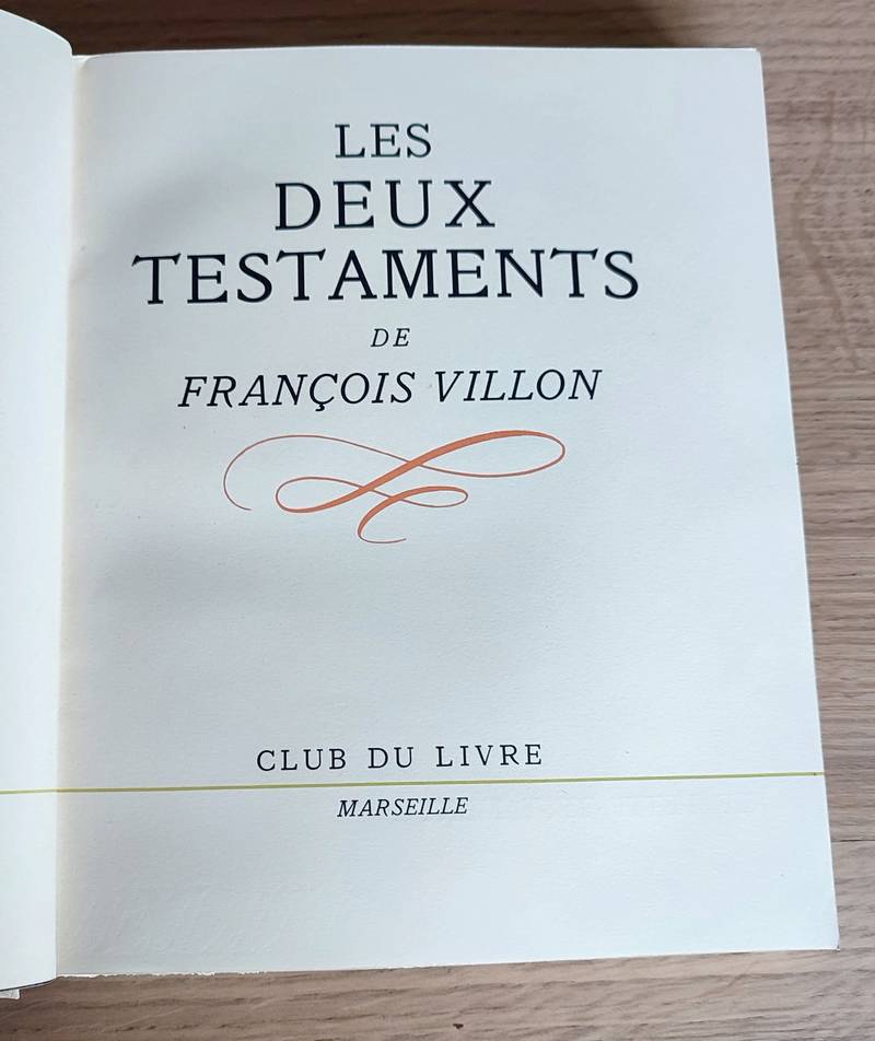 Les Deux Testaments (2 volumes dont un en fac-similé)