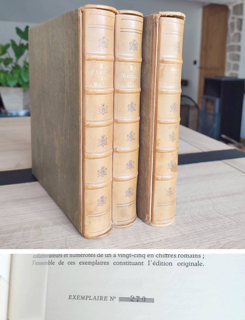 La Chanson de Roland. Traduction originale du manuscrit d'Oxford (2 volumes + 1 volume des 2 suites)