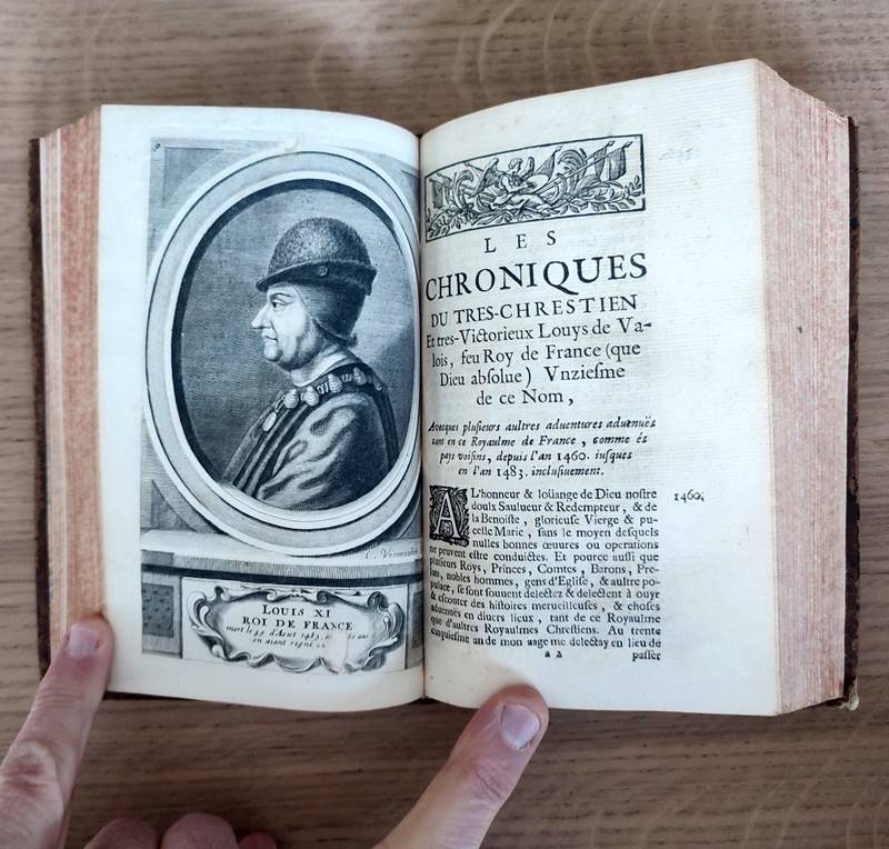Mémoires de Messire de Philippe de Comines, Seigneur d'Argenton, (4 volumes) contenant l'Histoire des Rois Louis XI & Charles VIII, depuis 1464, jusqu'en 1498. Augmentez de plusieurs Traittez, Contracts, Testaments, Actes & observations