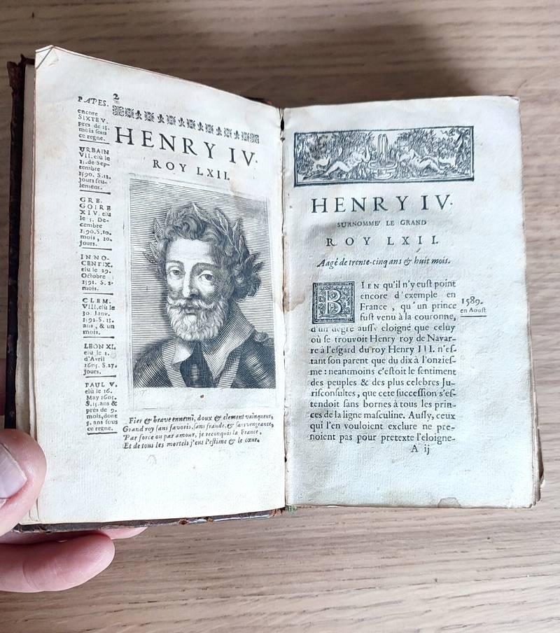 Abbrégé chronologique ou extraict de l'Histoire de France (1676, 8 volumes) Commençant à Faramond, & finissant à la fin de Règne de Charlemagne