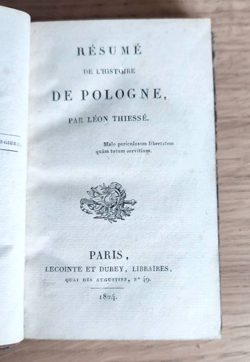 Résumé de l'Histoire de la Pologne