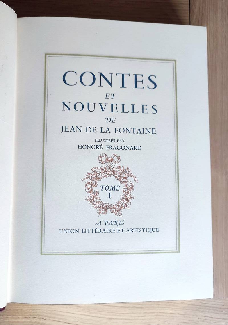 Contes et Nouvelles (2 volumes) illustrés par Honoré Fragonard