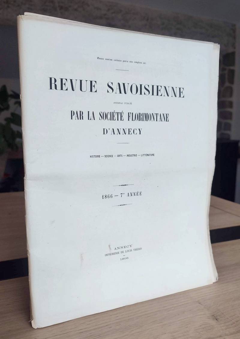 Revue Savoisienne, 1866, 7ème année