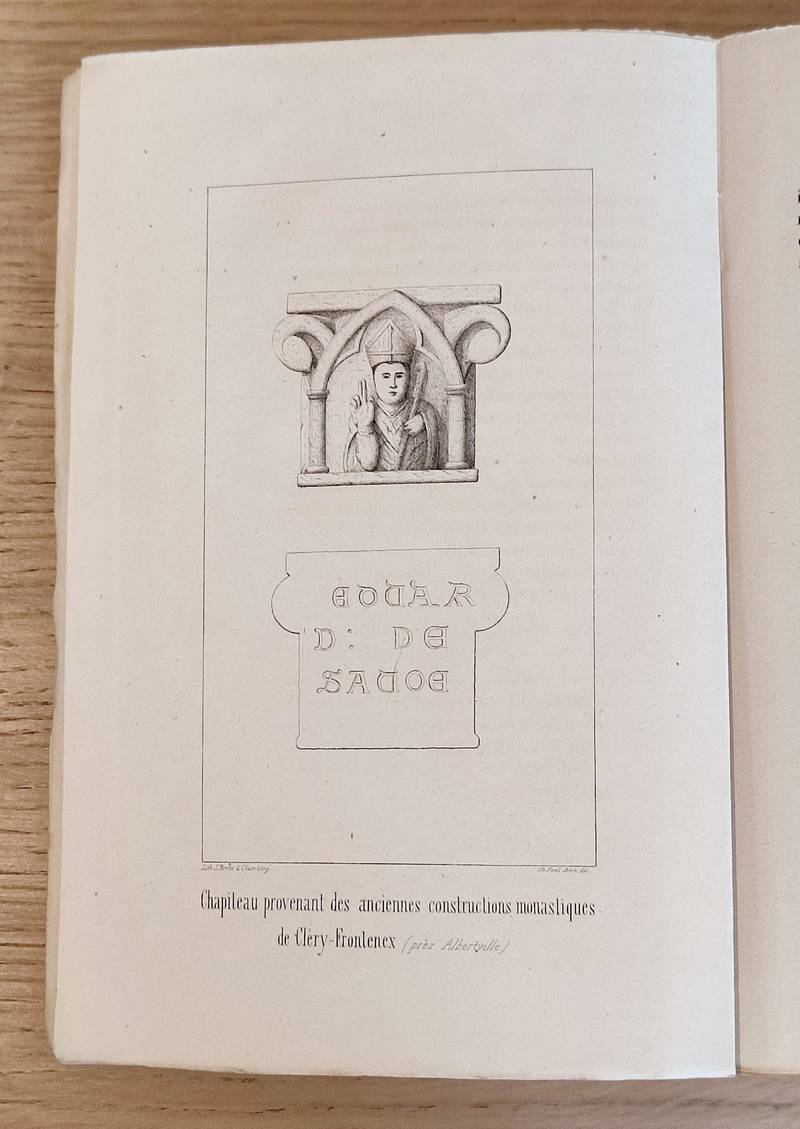 Mémoires et Documents de la Société Savoisienne d'Histoire et d'Archéologie. Tome 5 (V), 1861