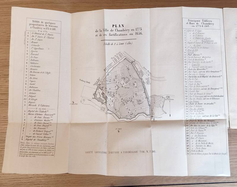 Mémoires et Documents de la Société Savoisienne d'Histoire et d'Archéologie. Tome 5 (V), 1861