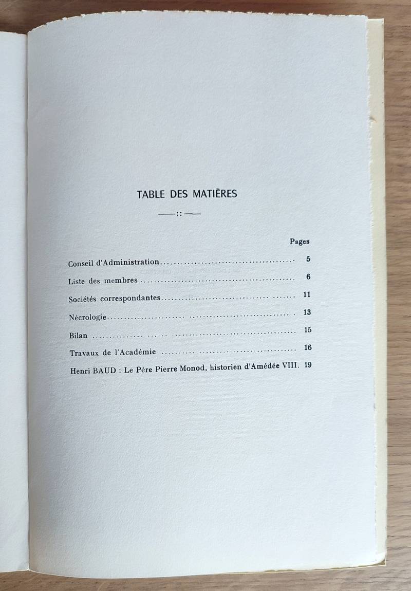 Mémoires et Documents publiés par l'Académie du Faucigny. Tome XVI - 1968-1969