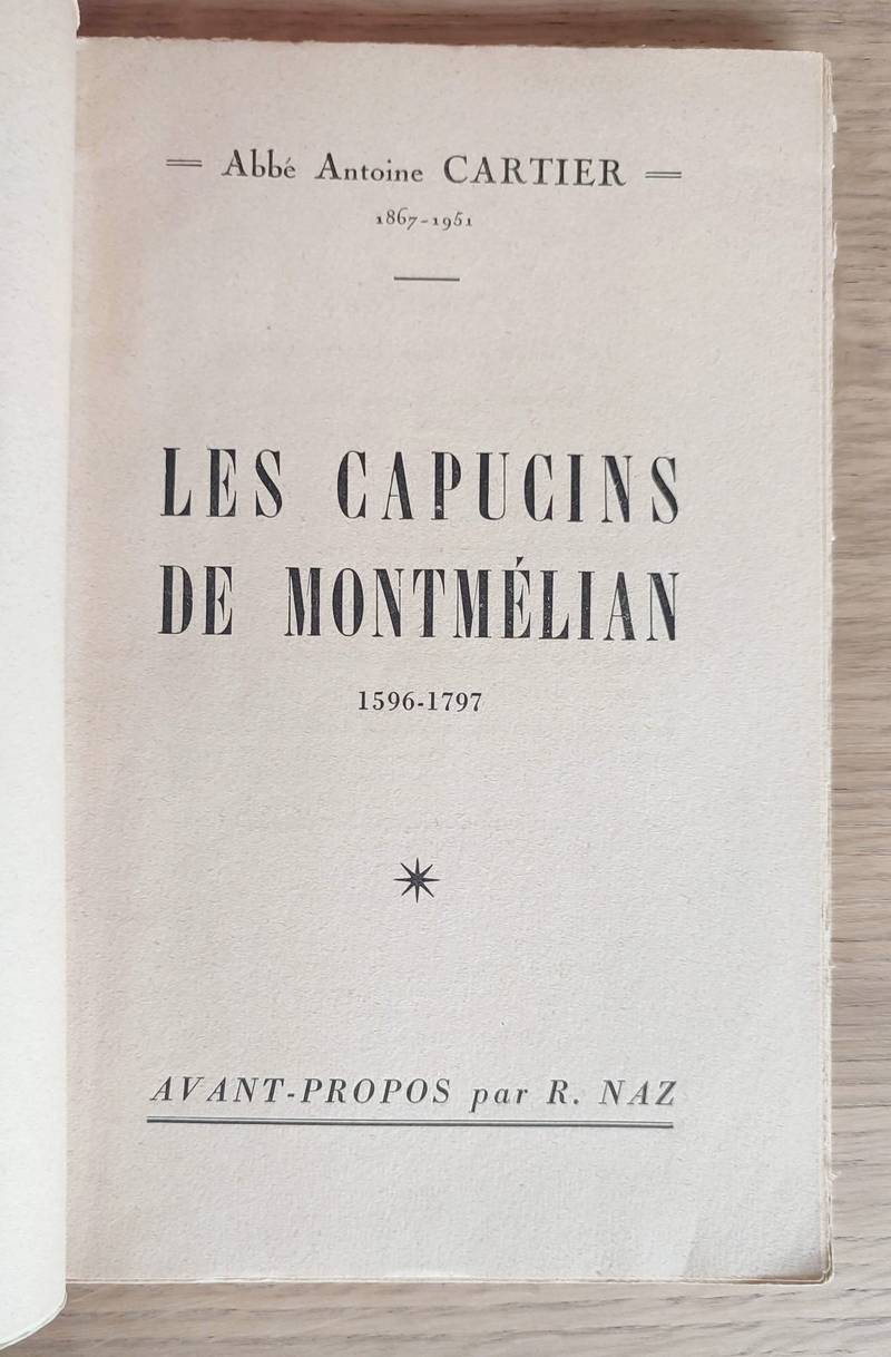 Les Capucins de Montmélian 1596-1797
