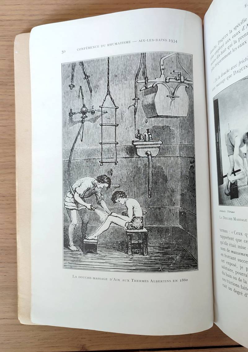 Aix-les-Bains 1934 (2 volumes). Conférence scientifique du rhumatisme chronique progressif généralisé. Compte rendus et Rapports