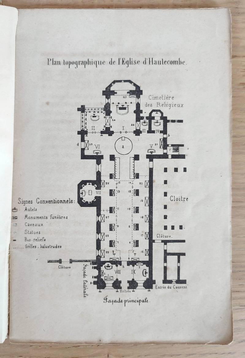 Hautecombe, guide et souvenirs artistiques ou archéologiques. Description de l'église (avec un plan), appartements royaux, environs d'Hautecombe