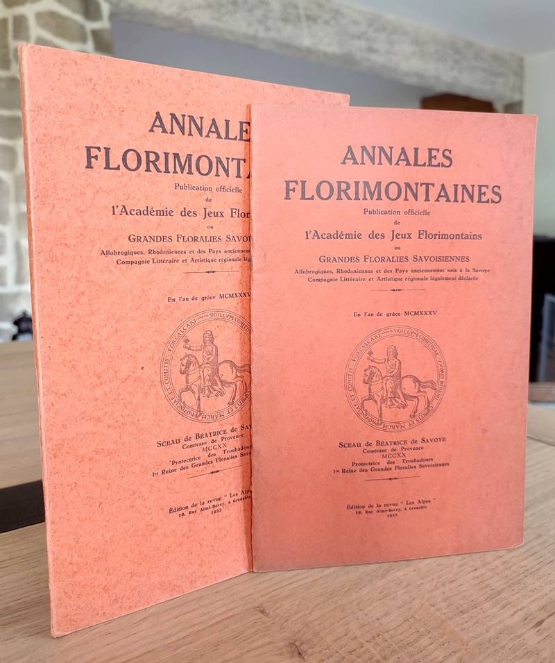 Annales florimontaines , 1935. Publication officielle de l'Académie des jeux florimontains,...