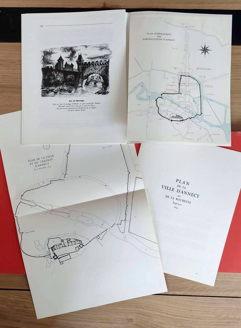 Cahier de Documentation N° 1 - 2 - 3 - 5 - 6 - 7 - 8 édité par la société des Amis du vieil Annecy