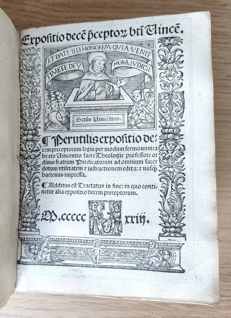 (Post-incunable de 1523) Aurei sermones fructuosissimi & omni te[m]pore p[re]dicabiles