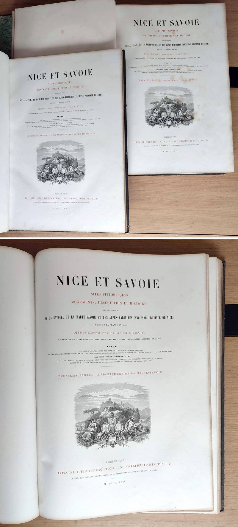 Nice et Savoie, sites pittoresques, monuments, description et histoire des départements de la Savoie, de la Haute-Savoie et des Alpes-Maritimes...