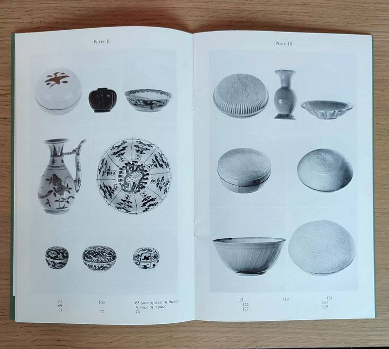 Sotheby and Co. Catalogue of early chinese and south-east asian ceramics. 28 may 1974