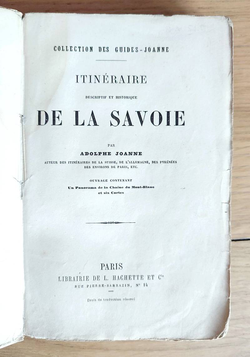 Itinéraire descriptif et historique de la Savoie