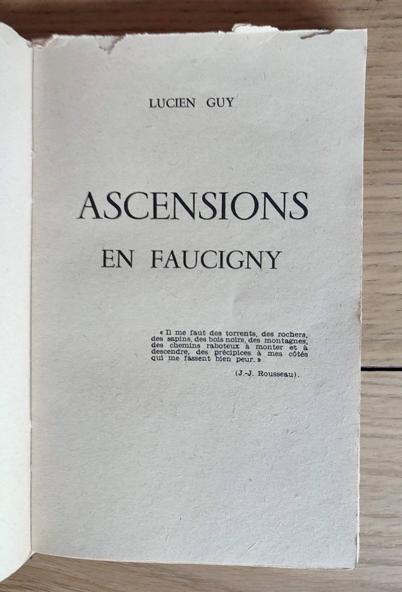 Ascensions en Faucigny