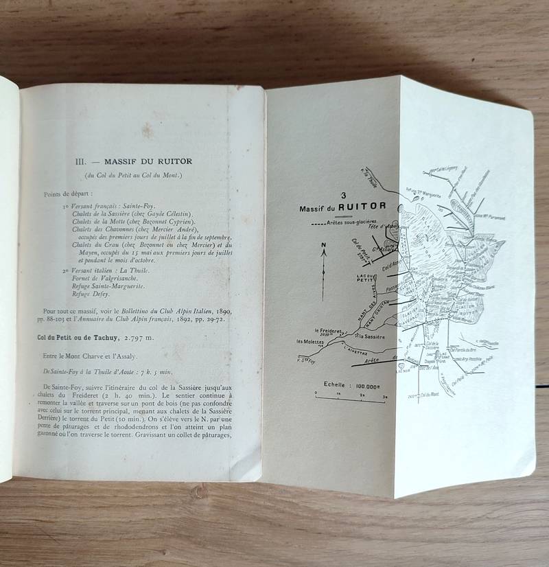 Les Alpes de Savoie (Second volume) La frontière franco-italienne entre la Seigne et le Thabor. Guide pour l'Alpiniste