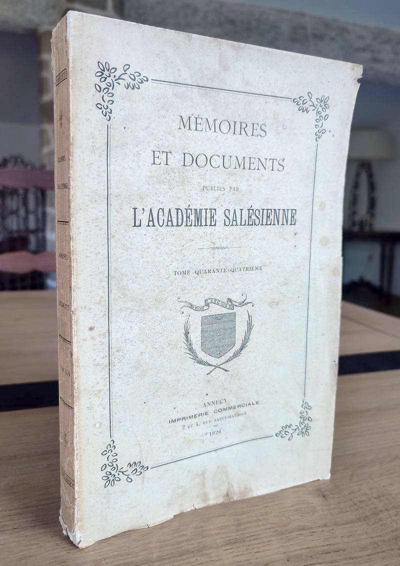 Histoire de Thônes depuis les origines les plus lointaines jusqu'à nos jours (volume II seulement)