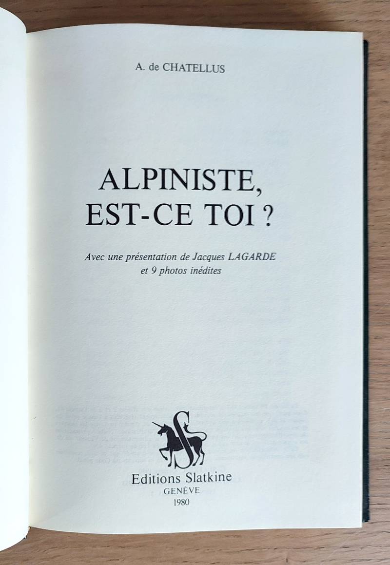 Alpiniste, est-ce toi ?