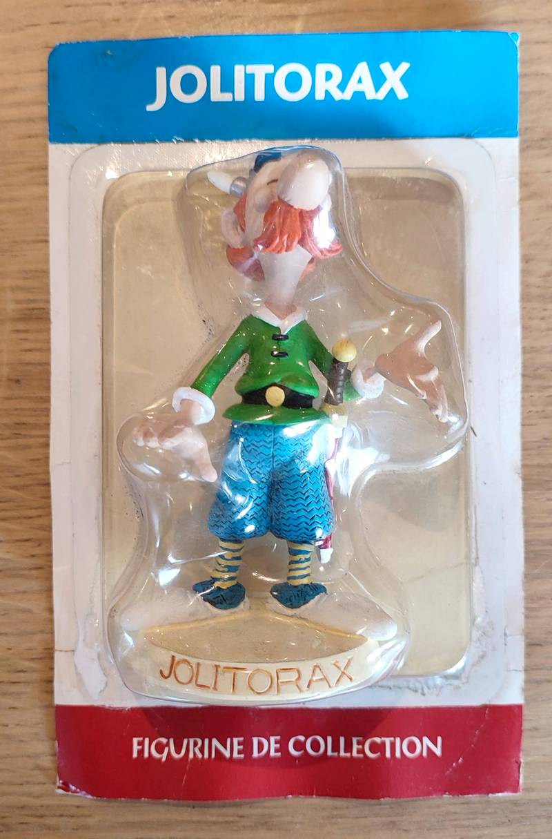 Figurine de Jolitorax, le cousin breton d'Astérix