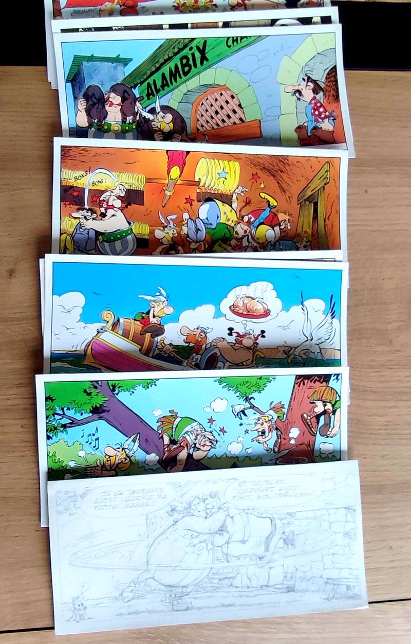 XXXI rencontres d'Astérix le Gaulois. Un coffret de 31 cartes, 31 cases des 31 albums