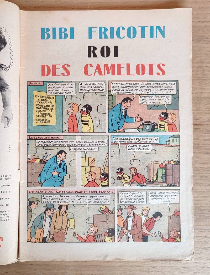 Bibi Fricotin Roi des camelots