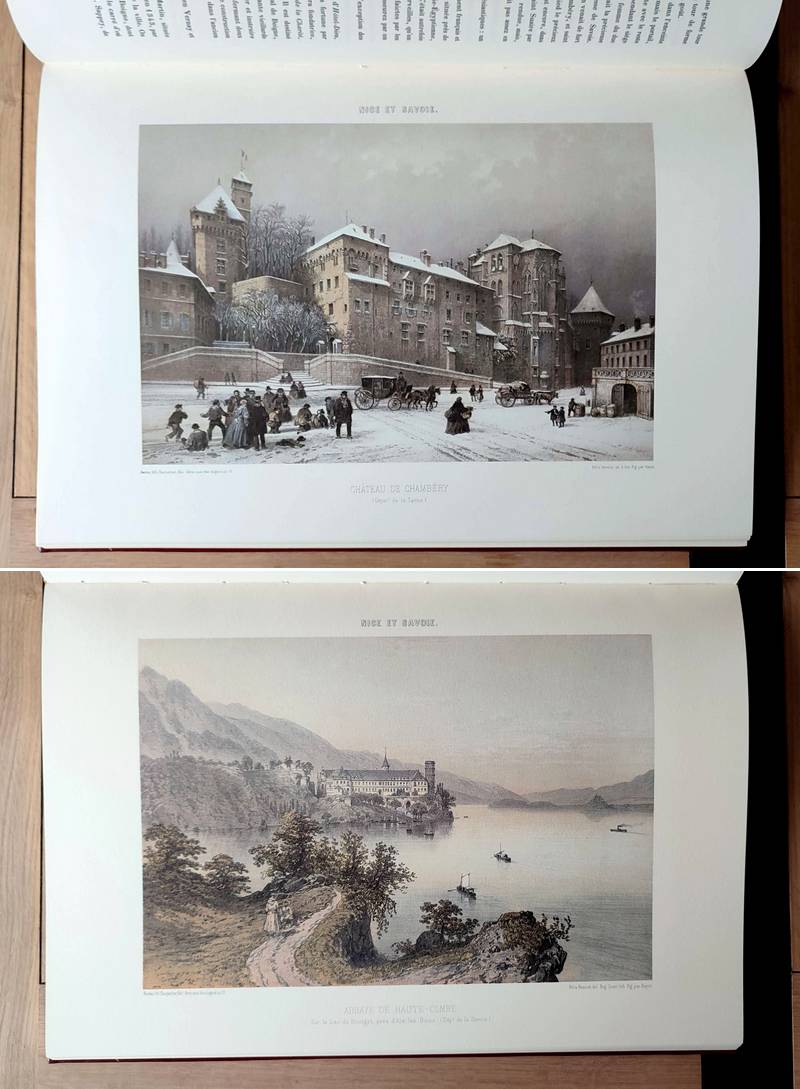 Nice et Savoie, sites pittoresques, monuments, description et histoire des départements de la Savoie, de la Haute-Savoie et des Alpes-Maritimes (ancienne province de Nice) réunis à la France en 1860 avec le supplément de Grasse (3 volumes + suite)