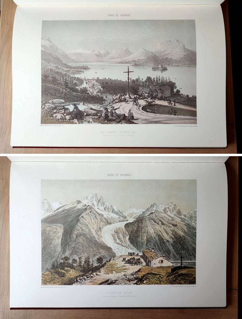 Nice et Savoie, sites pittoresques, monuments, description et histoire des départements de la Savoie, de la Haute-Savoie et des Alpes-Maritimes (ancienne province de Nice) réunis à la France en 1860 avec le supplément de Grasse (3 volumes + suite)