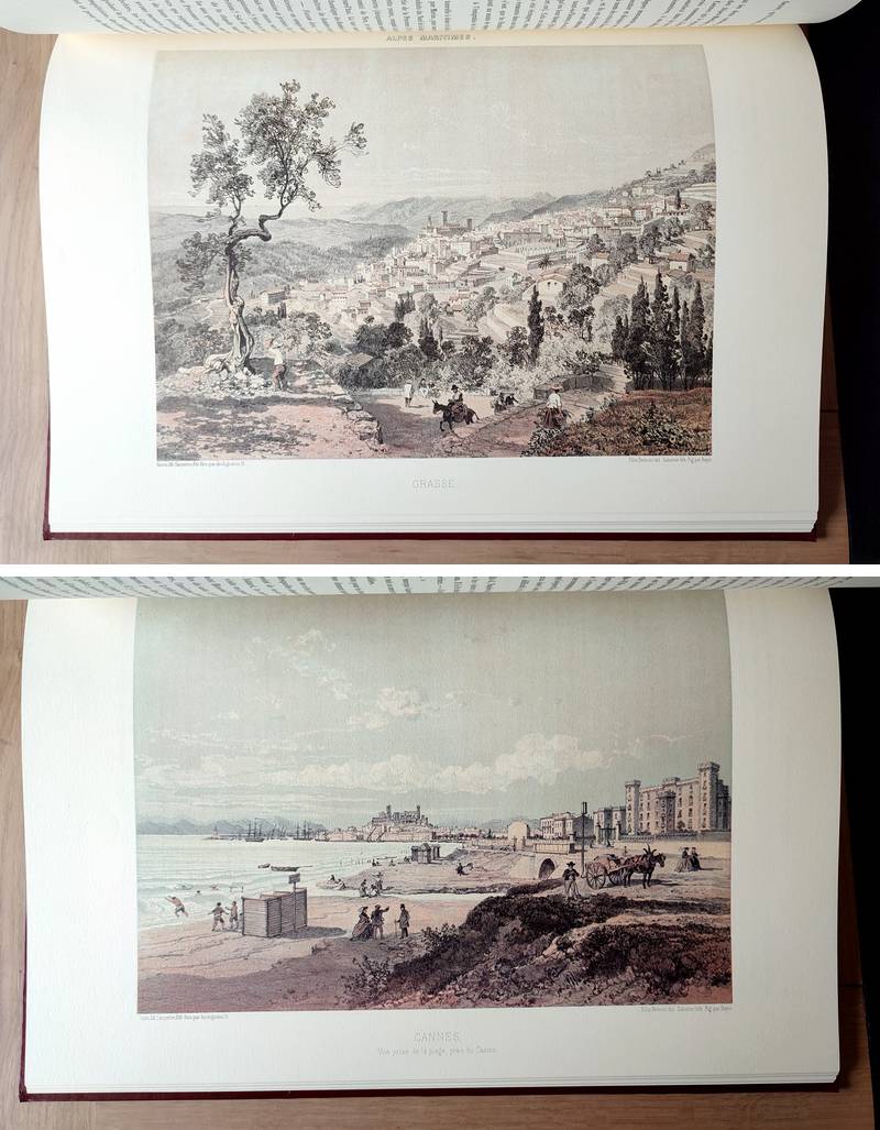 Nice et Savoie, sites pittoresques, monuments, description et histoire des départements de la Savoie, de la Haute-Savoie et des Alpes-Maritimes (ancienne province de Nice) réunis à la France en 1860 avec le supplément de Grasse (3 volumes + suite)