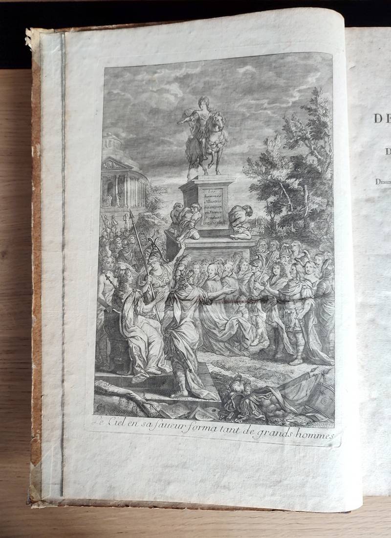 Portraits des Hommes illustres des dix-septième et dix-huitième siècles, avec une notice sur chacun d'eux. Dessinés d'après nature et gravés par Edelink, Lubin, Van Schuppen, Duflos et Simonneau