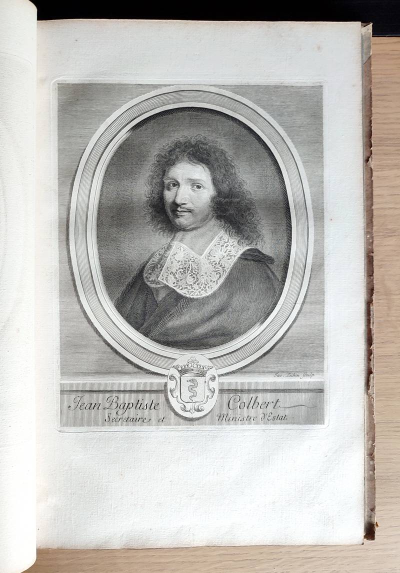 Portraits des Hommes illustres des dix-septième et dix-huitième siècles, avec une notice sur chacun d'eux. Dessinés d'après nature et gravés par Edelink, Lubin, Van Schuppen, Duflos et Simonneau