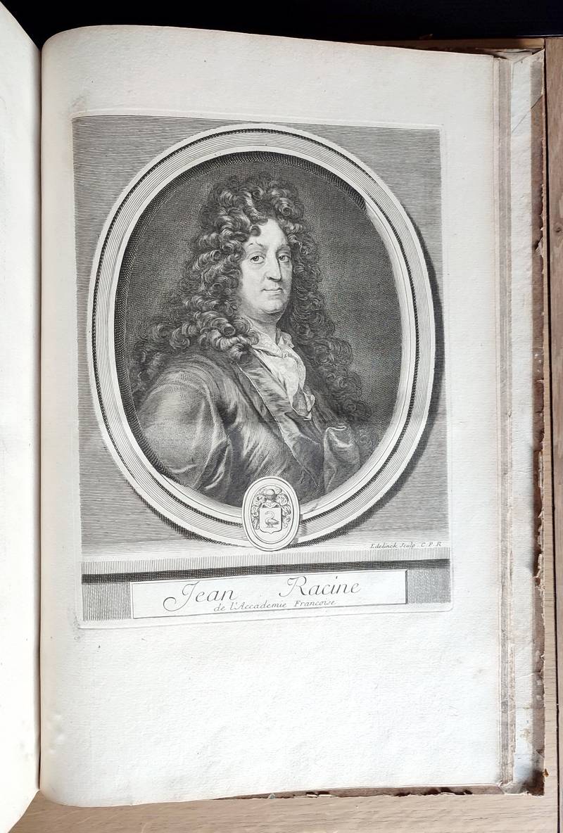 Portraits des Hommes illustres des dix-septième et dix-huitième siècles, avec une notice sur chacun d'eux. Dessinés d'après nature et gravés par Edelink, Lubin, Van Schuppen, Duflos et Simonneau