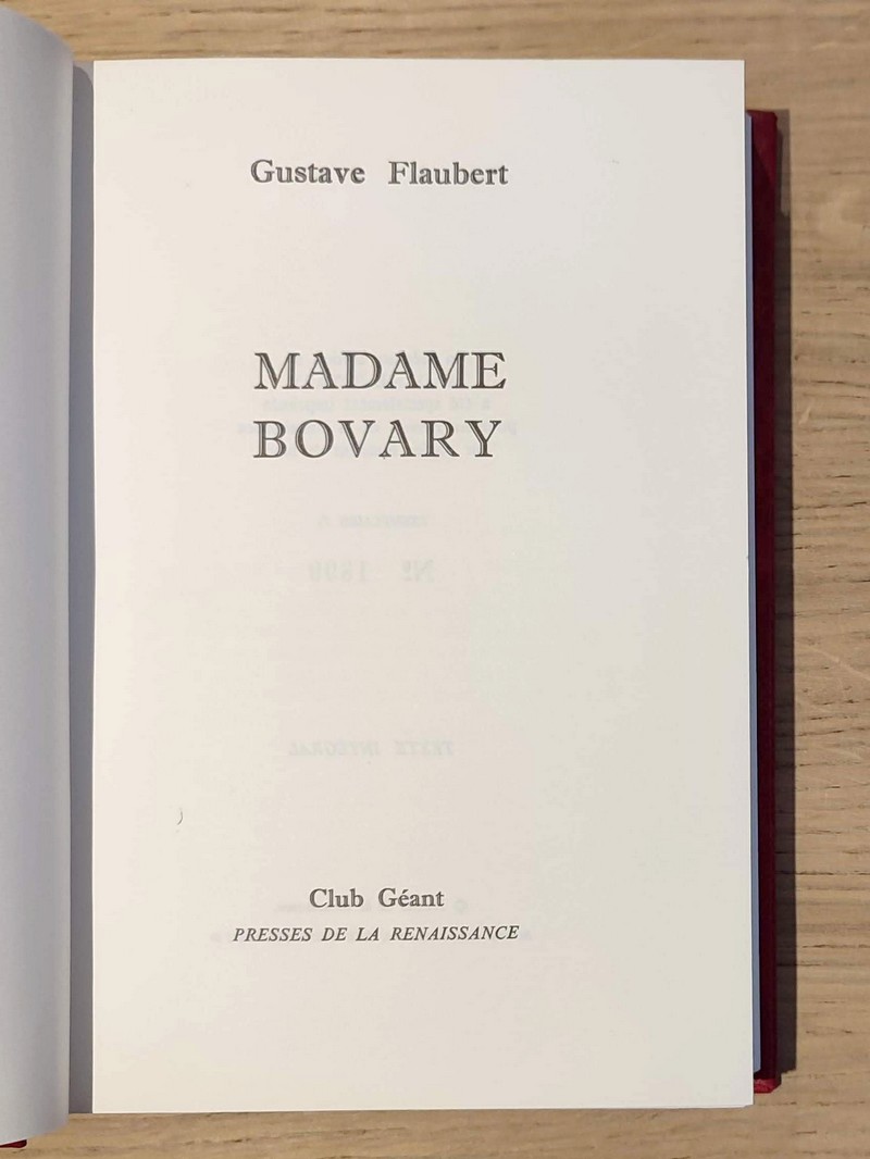 Madame Bovary