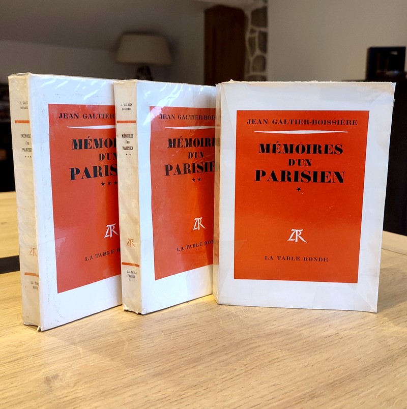 Mémoires d'un parisien (3 volumes)