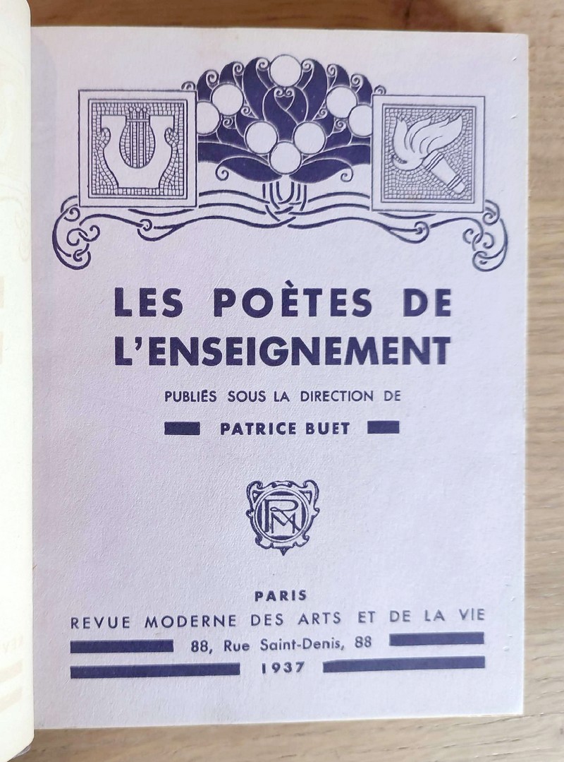 Les poètes de l'enseignement