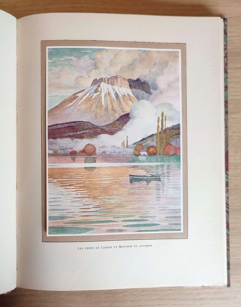 Au lac d'Annecy. Aquarelles, dessin au brou de noix et texte de André-Charles Coppier