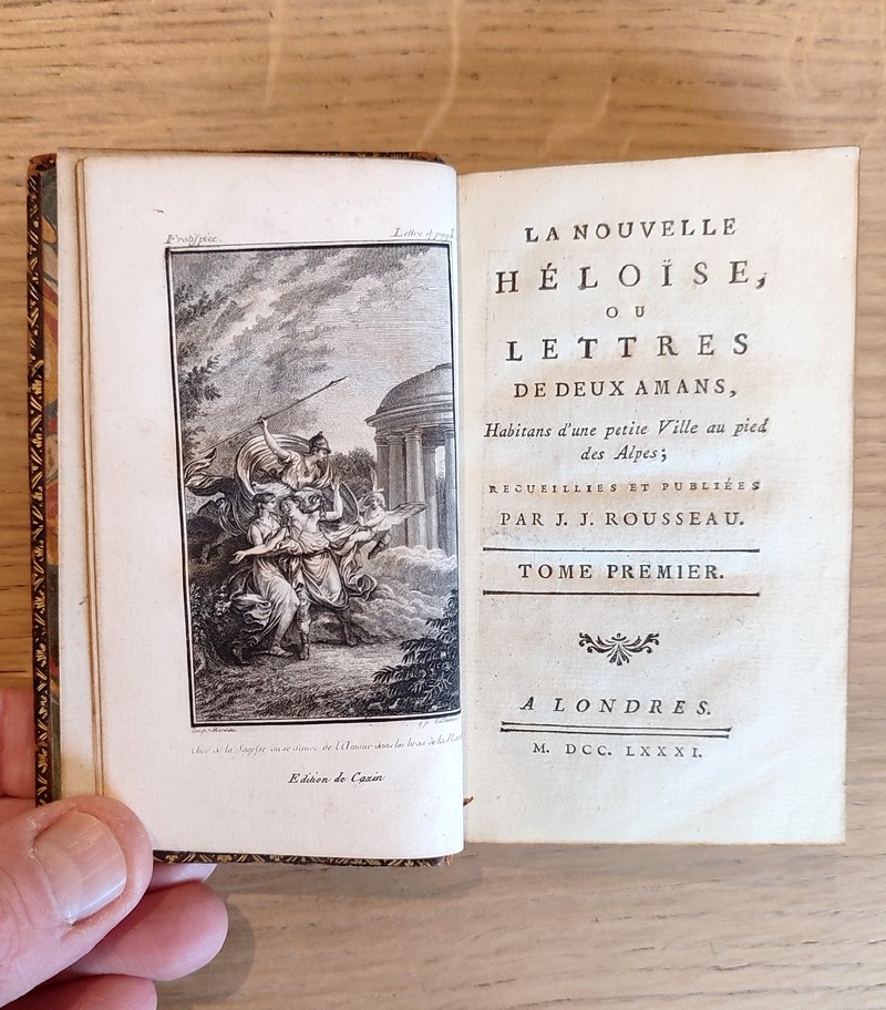 La nouvelle Héloïse, ou lettres de deux amans, habitans d'une petite ville au pied des Alpes (7 volumes)