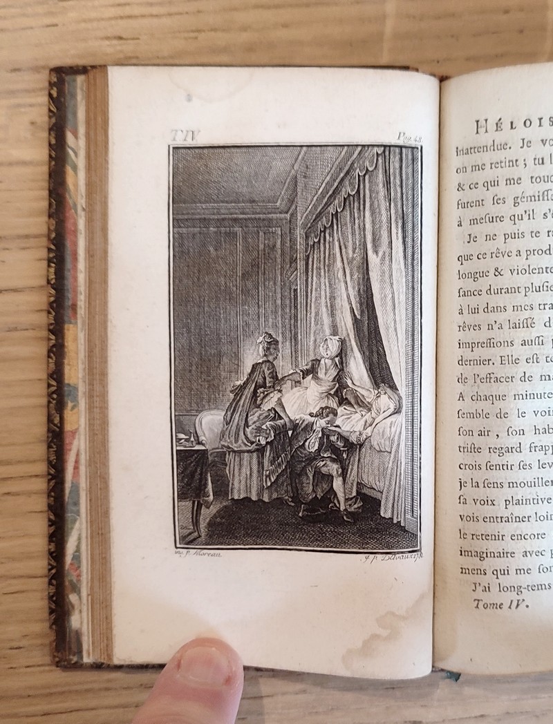 La nouvelle Héloïse, ou lettres de deux amans, habitans d'une petite ville au pied des Alpes (7 volumes)