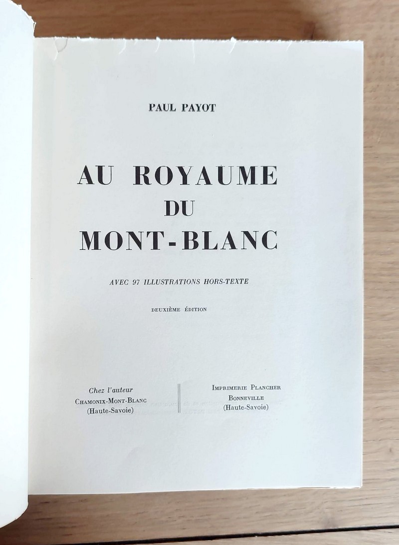 Au Royaume du Mont-Blanc