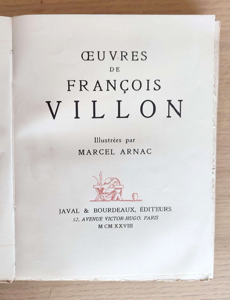 Oeuvres de François Villon